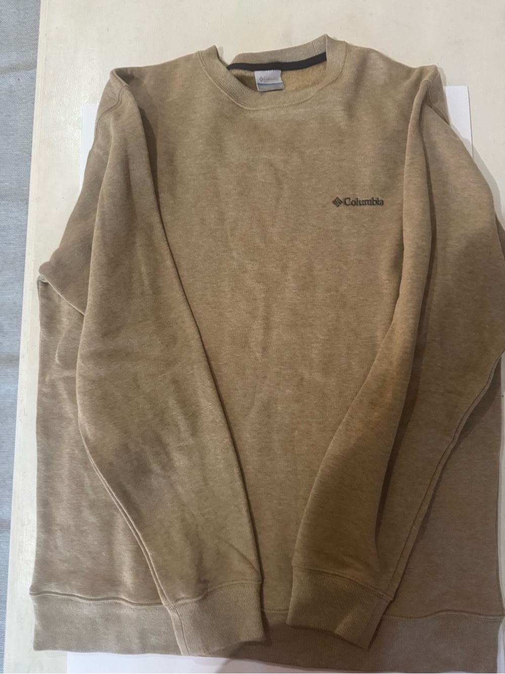 Columbia Crewneck Sweatshirt in Light Brown